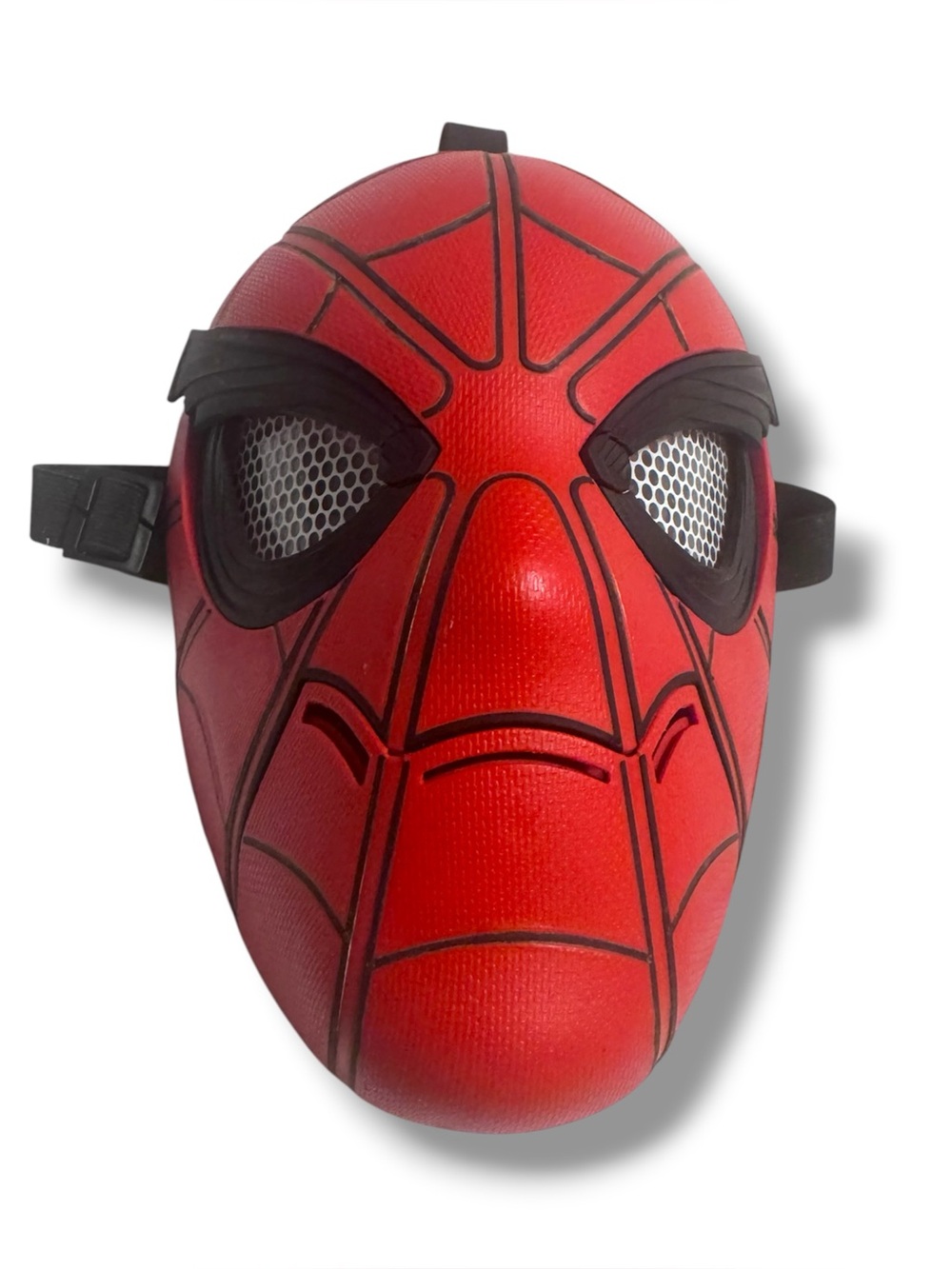 Set of 2 Spider-Man Masks from Hasbro, Red w/ moving features & Black w/ sounds - Picture 2 of 11